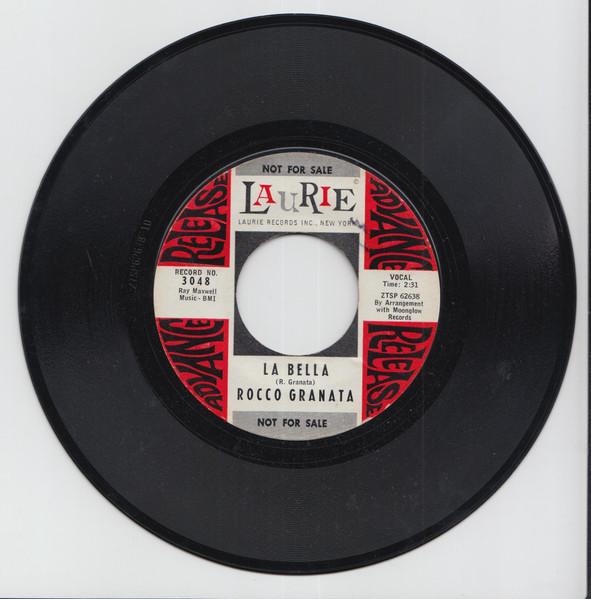 7-дюймовая пластинка ROCCO GRANATA La Bella 3048 Laurie Records 1960 США Поп Б/у