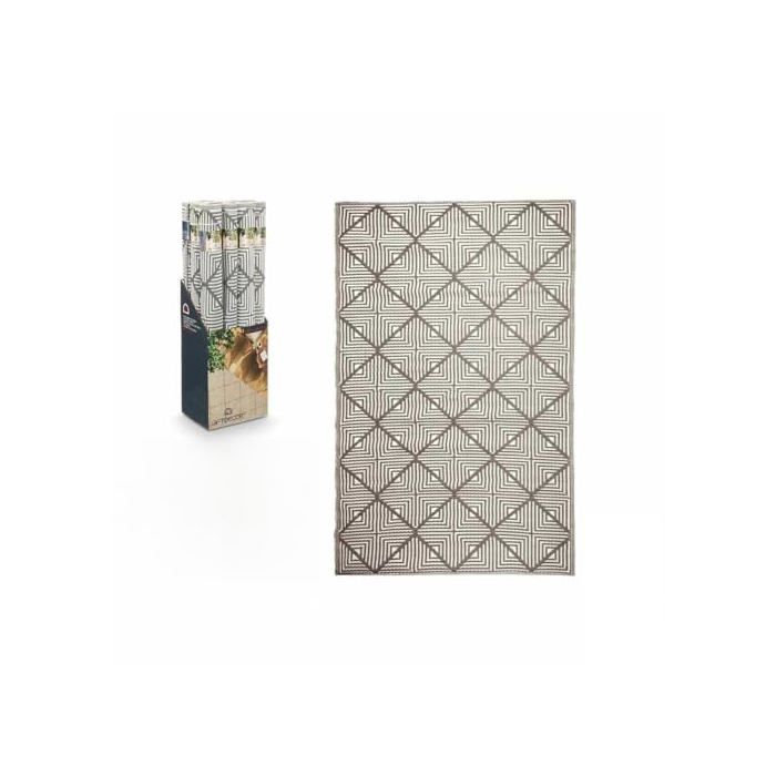 Tapis polypropylène - Gift Decor - EXAG-1006 - Blanc Gris - 120x180 cm - Lot de 12 - Multicolore