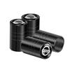 ARE4  4Pcs Metal Car Wheel Tire Valve Caps Stem Covers Accessories For Nissan X-trail GTR Nismo Qashqai Note Juke Sentra Patrol Micra