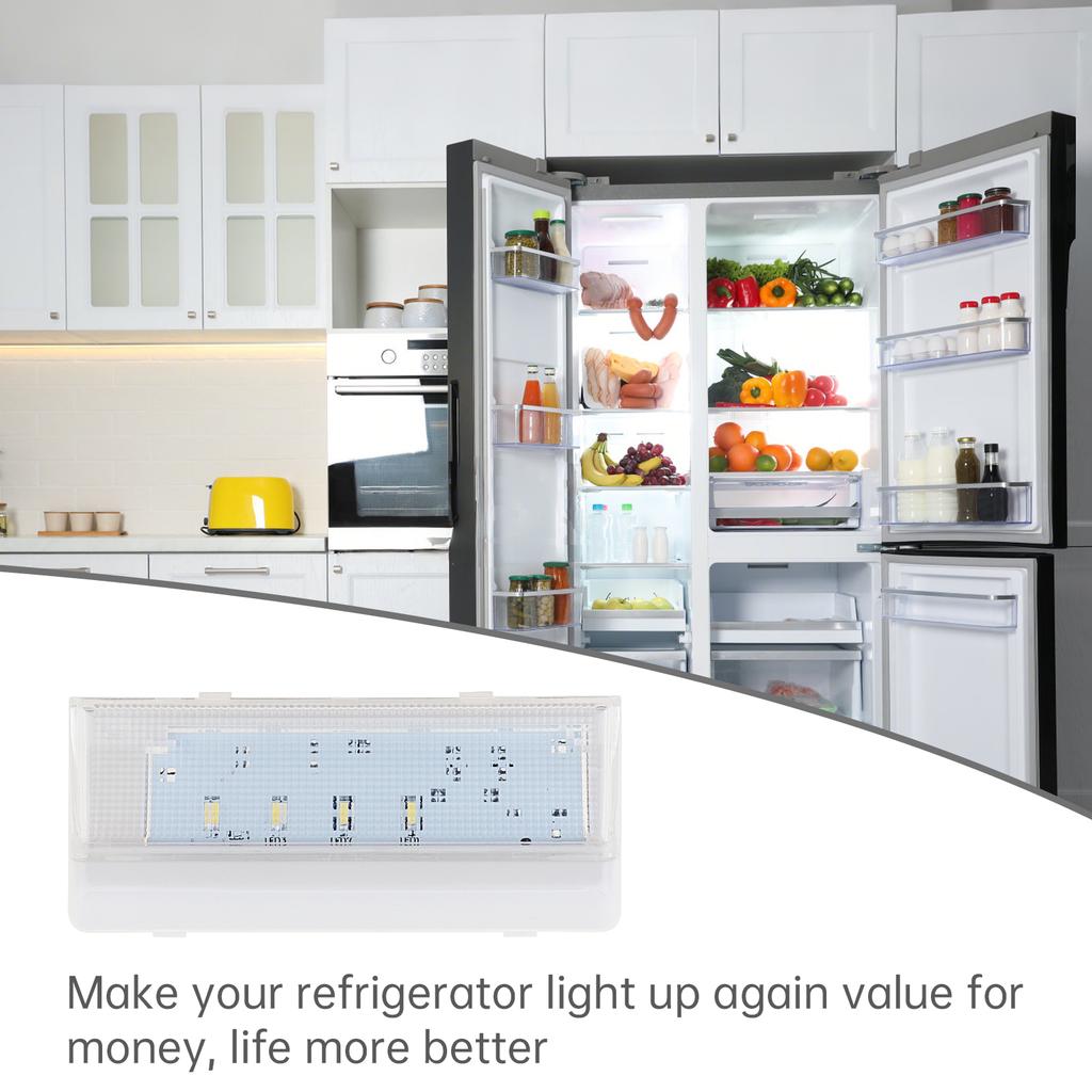Светодиодная лампа для холодильника W10515057 Совместимая Включает пластиковую крышку Долгий срок службы Простая установка