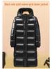 Unisex Black Gold Lightweight Mid-Length Down Jacket, Winter 2025 Edition