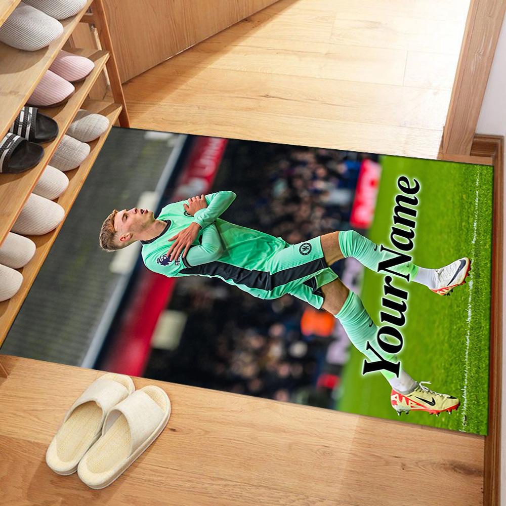 Chelsea Customizable Name Floor Mat Design for Dining Room Kitchen Bedrooms Outdoor Antislip Carpet Decorate Offices Best for Christmas