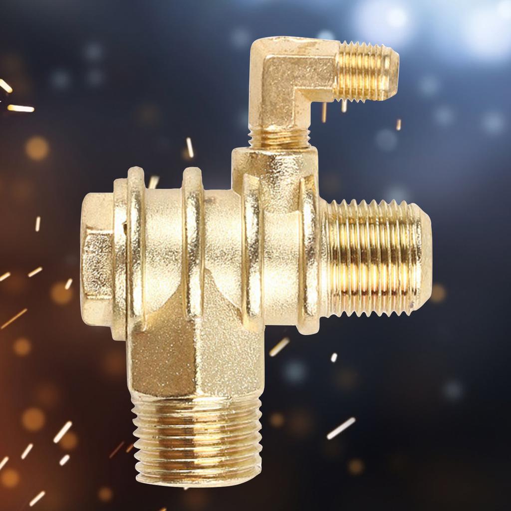 Однонаправленный 3-портовый воздушный компрессор Соединительные фитинги для труб Обратный клапан Центральные пневматические клапаны Инструмент для замены резьбы