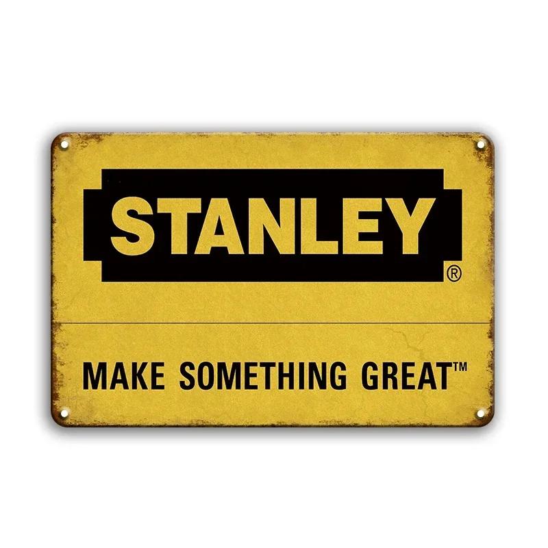 Ретро Инструмент Бренд Stihl Металлическая Жестяная Табличка Винтажная Тарелка Винтажная Табличка Для Мужской Пещеры Домашнего Бара Кафе Гаража Мастерской Клуба Настенный Декор