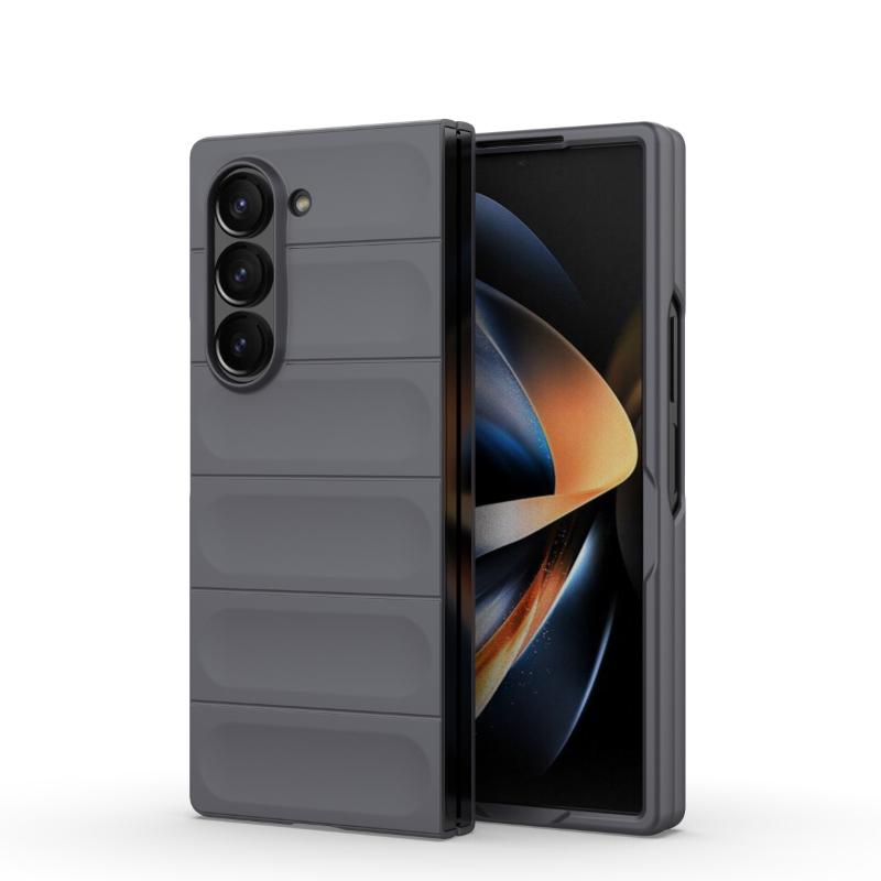 Чехол для Samsung Galaxy Z Fold6 Fold 6, задняя крышка, чехол для телефона, мягкий жидкий силикон, противоударный противоударный защитный чехол, чехлы