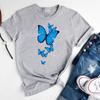 (Asian Size)butterfly Lovely Trend 90s Sweet Tee Top Fashion T Shirt Women Print Lady Female Graphic Clothing Casual Short Sleeve T-shirt