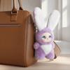 Ornaments Rabbit Plush Keychain Bag Hanging Bunny Plush Doll Pendant  Kids Christmas Gifts