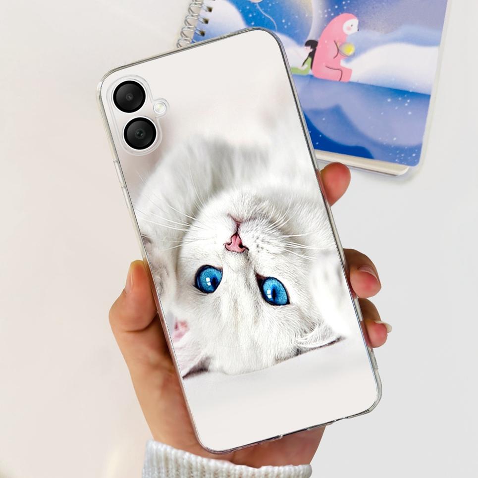 For Samsung Galaxy A06 Phone Cover Case Cool Cartoon Dragon Space Man Cute Cat Funda Soft Clear Silicone For Samsung Galaxy A16