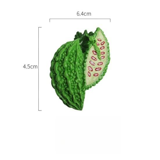 3D симуляция сельские овощи фрукты магнитные наклейки на холодильник магниты на холодильник арбуз лук баклажан перец Милая модель
