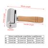 Handmade Wooden Handle Carbon Steel Leather Rolling Craft Roller Tool