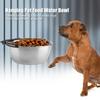 Подвесная миска из нержавеющей стали для еды и воды для кошки, питомца, собаки, щенка, для клетки (L)