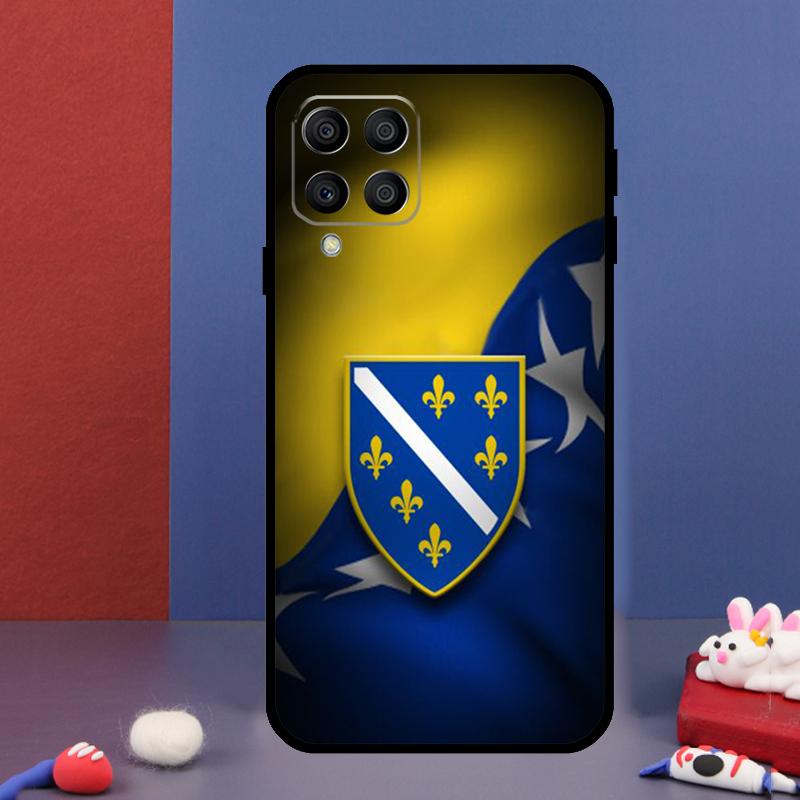 Флаг Боснии и Герцеговины для чехла телефона Samsung Galaxy M15 M55 M33 M13 M23 M53 M31 M51 M14 M34 M54 M20 M30s M52 M32