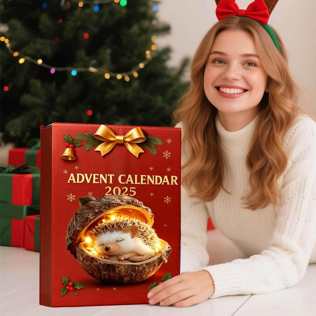 Адвент-календарь включает 24 милых подарка, календарь обратного отсчета и подвески-сюрпризы