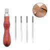 Швейное шило DIY практичный профессиональный прочный ПУ кожаный дырокол для кожевенного ремесла инструменты