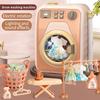 Children's Washing Machine Toys Rotatable Washing Can Add Water Music with Lights 3-12 Year Old Baby's Birthday Gift