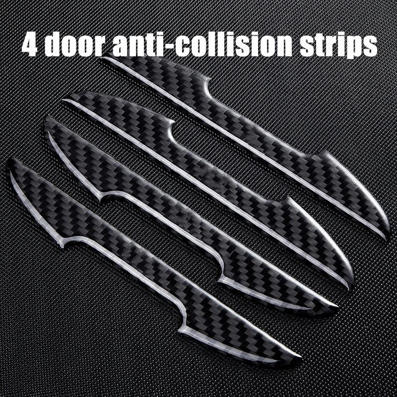 Защита двери автомобиля из углеродного волокна и защита зеркала заднего вида подходят для всех автомобилей