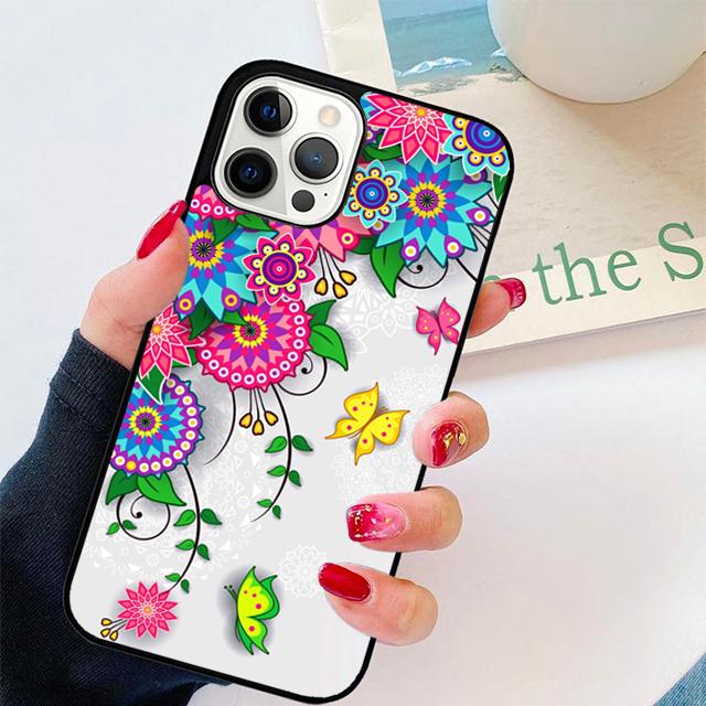 BUTTERFLY FLORAL PATTERN COLLECTION Phone Case Cover for iPhone 17 Air 16 16e 15 12 11 13 14 Pro Max Apple Plus