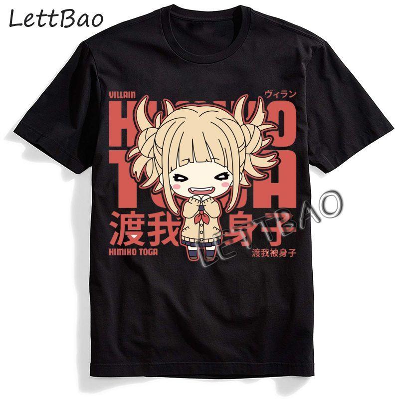 Japanese Anime My Hero Academia T Shirt Men Kawaii Summer Tops Graphic Tees Cool
