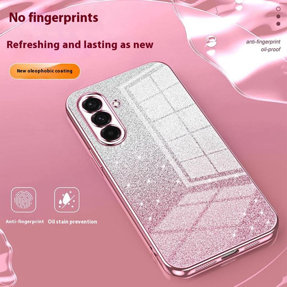 Чехол для Samsung Galaxy A36 5G, гальванический градиентный блестящий ТПУ чехол для телефона