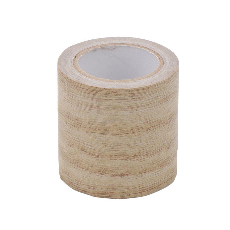 5M/Roll Realistic Woodgrain Repair Adhensive Duct Tape 8 Colors For Furniteru
