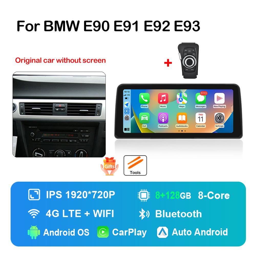 12,3-дюймовый Android автомобильный радио мультимедийный плеер для BMW 3 серии E90 E91 E92 E93 2005 - 2012 GPS HD сенсорный экран DSP стерео