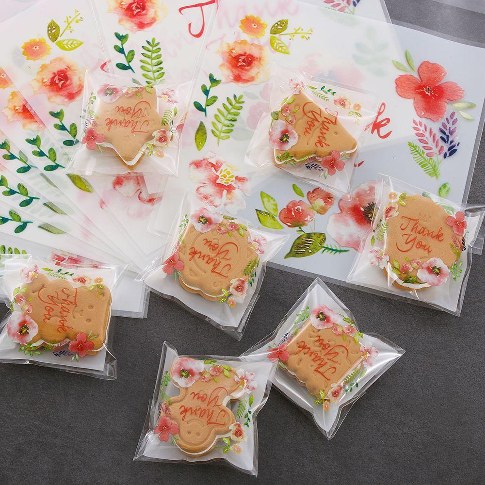 Baking Pastry Tool Biscuit Thank you Candy Pockets Packaging Bag Cookie Bags Wrapping Supplies