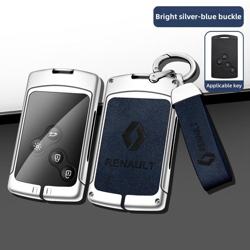 For Renault 2026 New Hub Caps Zinc Alloy Car Key Case Cover Shell For Renault Koleos Captur Kadjar Megane Clio Talisman Scenic A