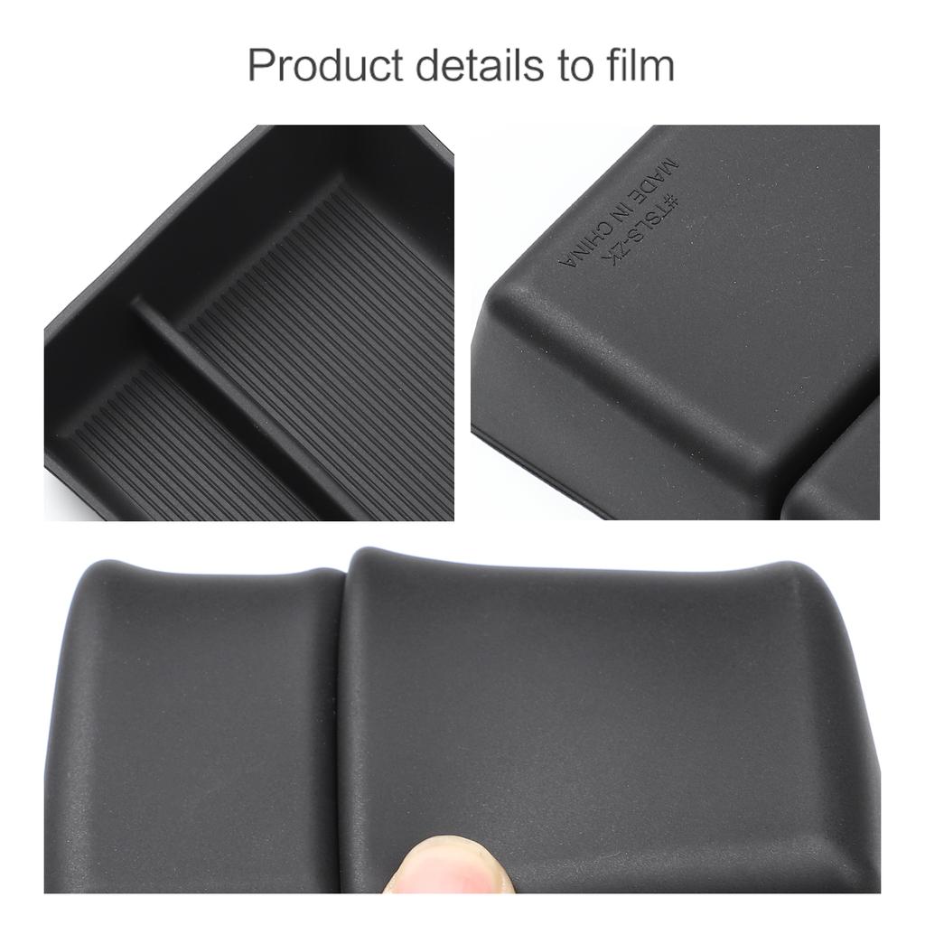 Smabee Car Center Console Box для Tesla Model S 2024 2024 Центральный подлокотник для хранения вещей Органайзер Аксессуары для уборки Силикагель