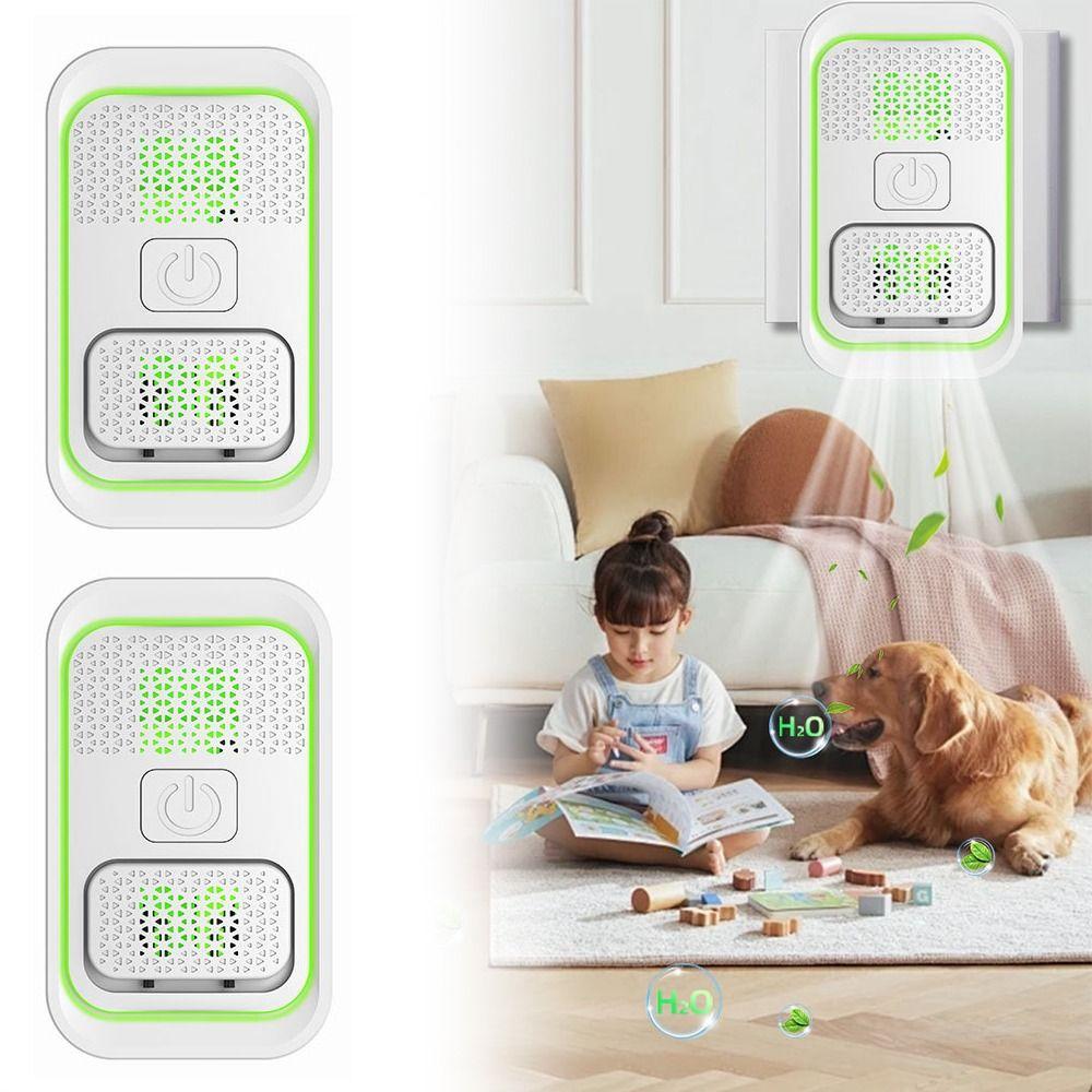 Portable Air Cleaner US UK EU Plug Plug-In Air Purifier Negative Ion Generator Bedroom