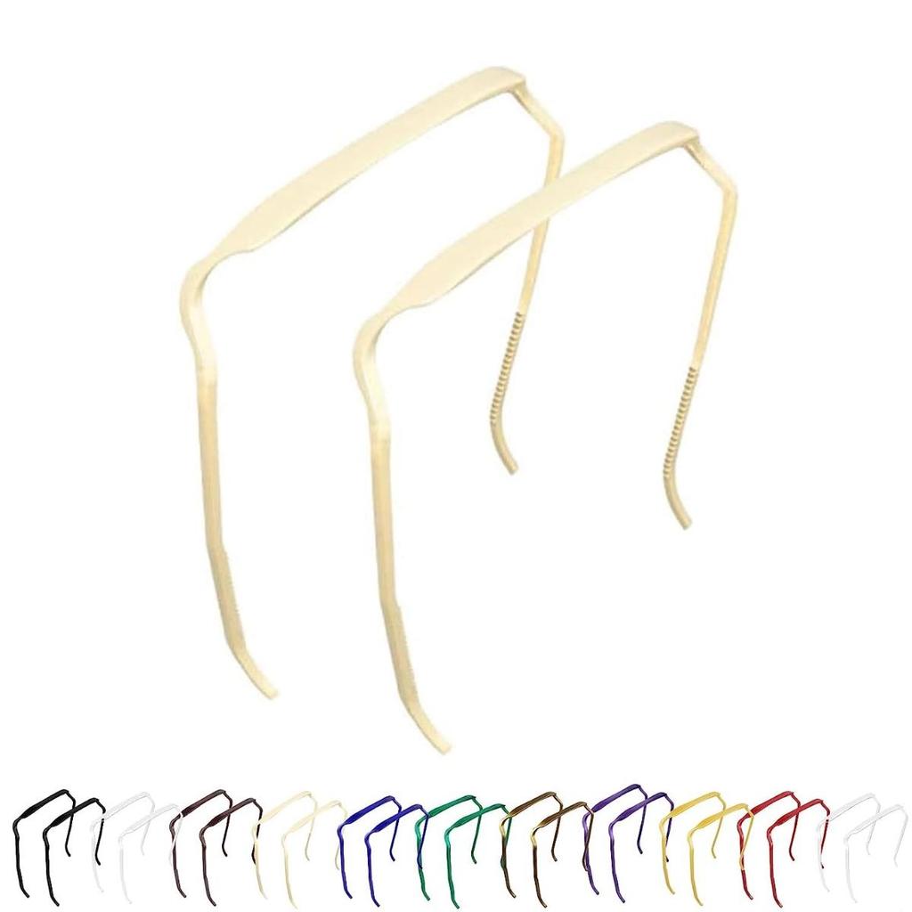 2 шт., повязки на голову средней длины для женских волос, невидимый обруч для волос, повязка на голову для вьющихся густых волос, большая повязка на голову для вьющихся густых волос