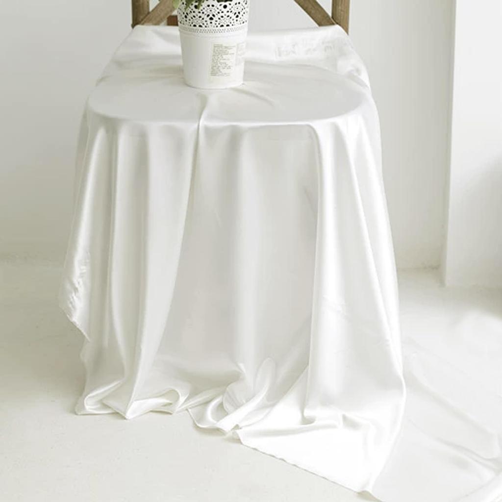 DERAYEE шелковый стиль атлас сотканный приблизительно 142 см x 200 см мягкий в 7 цветах на выбор подарочная ткань, ткань, блеск, крой, прикосновение, из, ручная работа, своими руками,