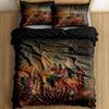 1800S Fire Brigade Duvet Cover Set King Queen Double Full Twin Single Size Bed Linen Set
