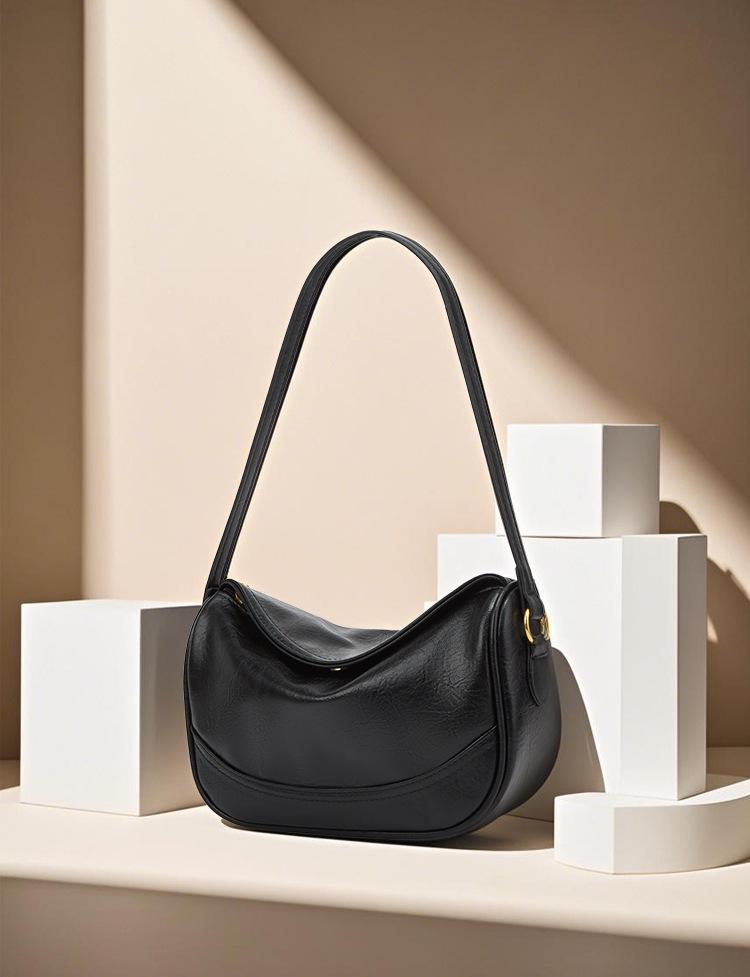 2025 Meillard Винтажный Корейский Дизайн Женская Сумка Кроссбоди и На Плечо - Универсальный Стиль Пельмень