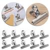 10Pcs Metal Bulldog Grip Clip Food Sealer Bag Clamp Paper Document Ticket Binder