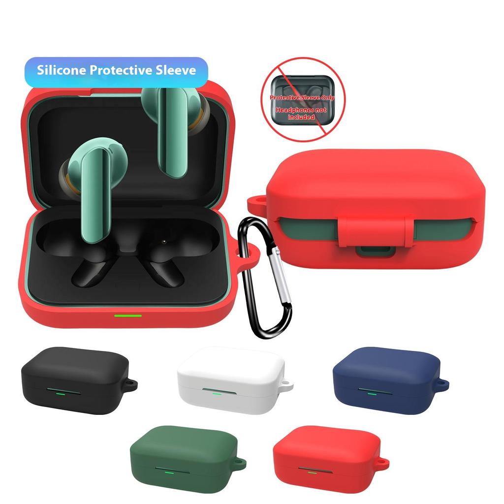 For Realme Buds Air 7 Protective Case Bluetooth-Compatible Earphones Silicone Cover with Hook