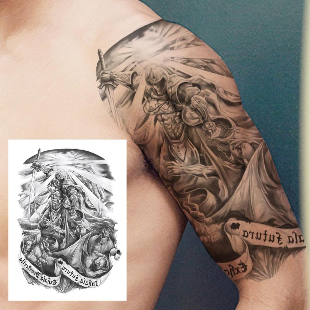 Временная татуировка с большим тигром для женщин, мужчин, детей, девочек, акварель, леопард, лев, татуировка, наклейка, поддельные одноразовые татуировки Wasit, поставки