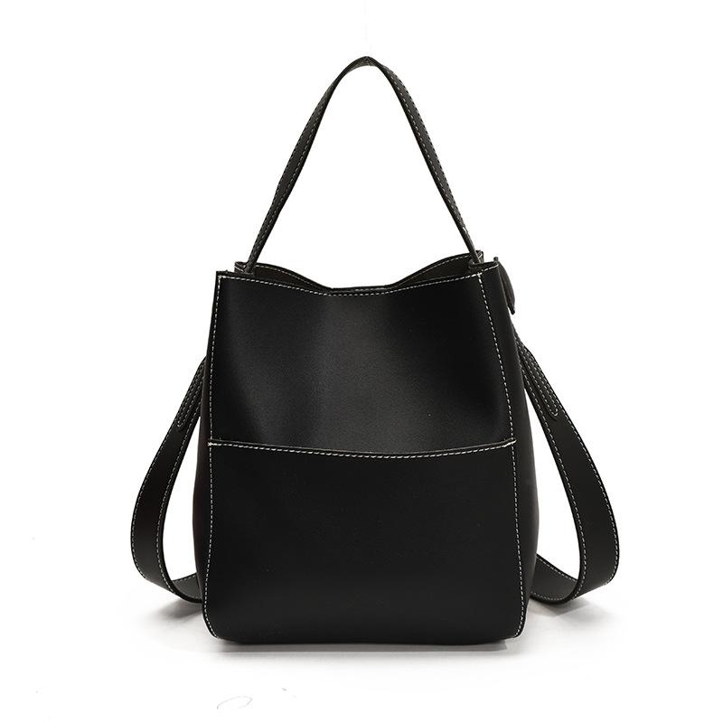 Bag New Autumn Trend Bucket Bag Texture Large Capacity Portable Messenger Bag Shoulder Bag Women