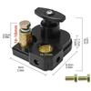 Battery Disconnect RV Battery Cut Off Isolator 12/24V Waterproof Car Accessory Cut Shut Off Disconnector For Vehicle RV And