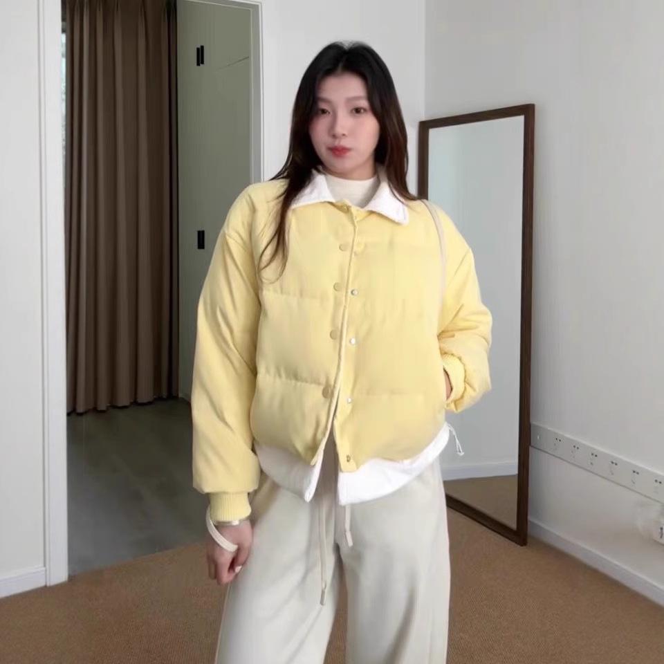 Зимняя вышитая куртка-обманка из двух частей, короткая, с хлопковой подкладкой