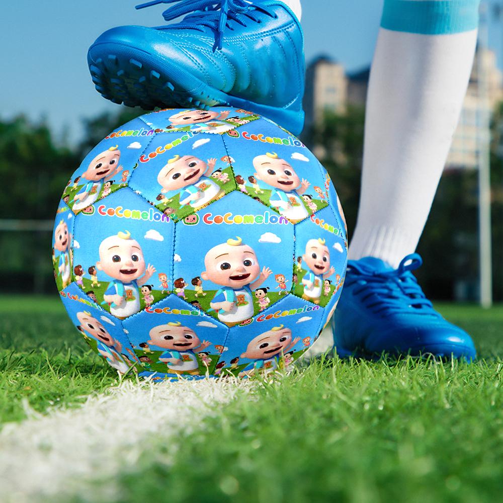 Cocomelon Theme Size 5 Soccer Ball, Suitable for Both Indoor and Outdoor Matches, a Gift Suitable for Everyone.