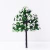 5pcs Plastic Scenery Trees 4 Sizes Winter Snow Scene Tree New Mini Snow Pine Model Trees