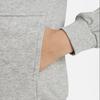 Nike Куртка с капюшоном и длинными рукавами с вышитыми буквами, детские куртки, серая FD3017-063