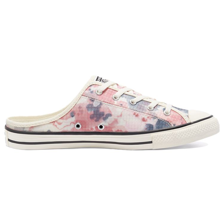 Converse Chuck Taylor All Star Dainty Mule Washed Florals - Терракотово-розовые женские кроссовки Egret Black 571185C