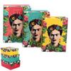 [A0615] - Set of 6 Multi-colored 'Frida Kahlo' Souvenir Boxes - 36x28x16 Cm