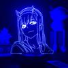 3D светодиодный ночник в стиле аниме Darling In The Franxx, настольная лампа Zero Two 002, фигурка для рождественского подарка, украшение для спальни, прикроватная лампа
