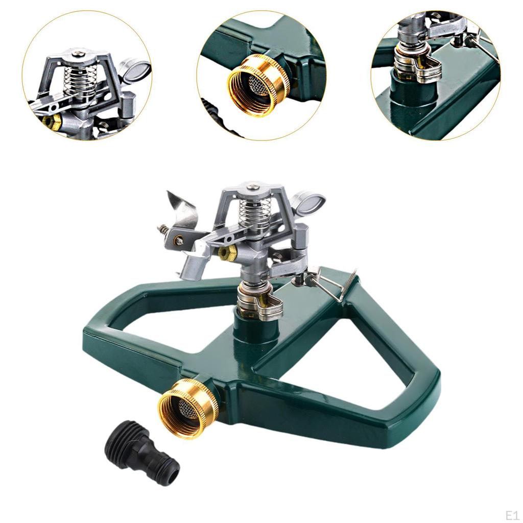 Система орошения газона с распылителем, пульсирующая, с металлическим основанием, вращение на 360°