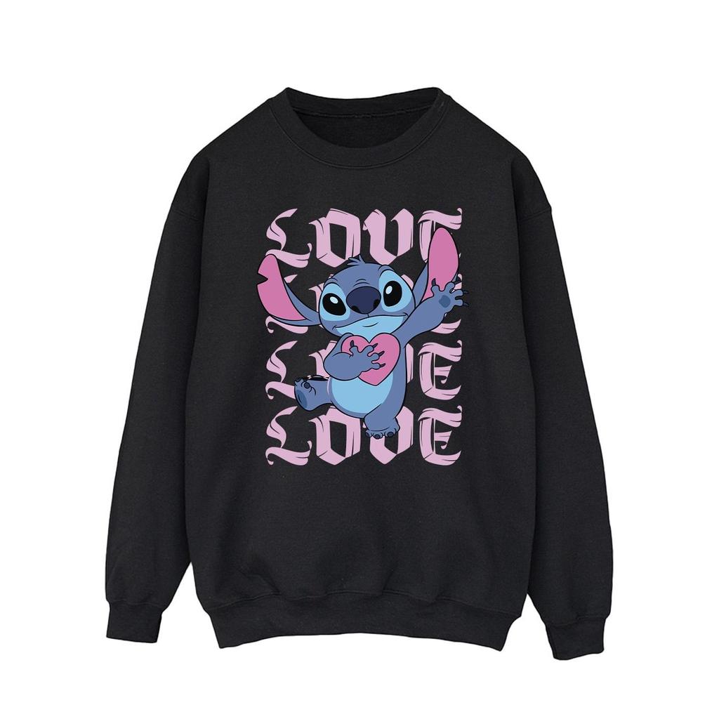 Lilo & Stitch Mens Valentine Love Sweatshirt