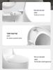 Silent Egg-Shaped Water-Saving Toilet with Super Swirl Siphon