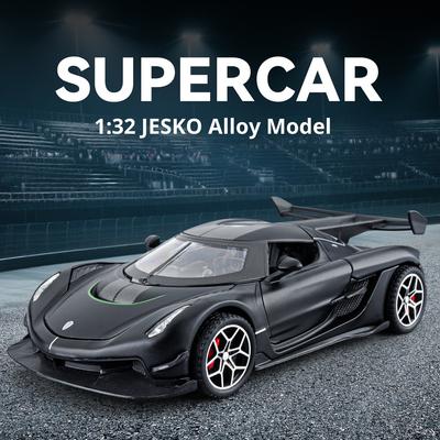 1:32 Koenigsegg jesko литой автомобильная модель детский спортивный автомобиль автомобильная модель украшения игрушечная машина подарок для мальчика