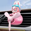 Car Air Freshener Cute Bear Pilot Car Diffuser Car Vent Clip Air Freshener Car Fragrances Odor Eliminator Car Interior Decor